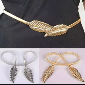 Women's leaf belt